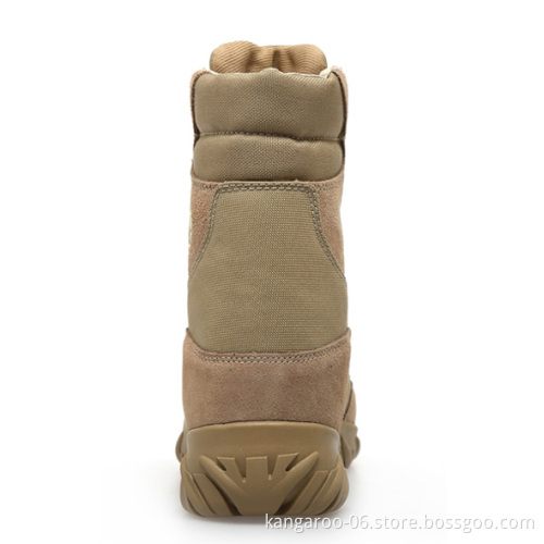 Wholesale American Steel Toe Cap Men Field Genuine Leather Boots Military KMB01X